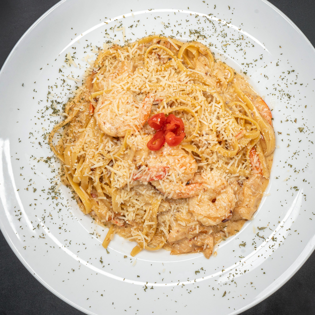 Shrimp & Crab Fettuccine.